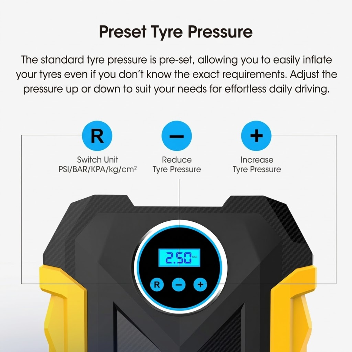 12V Auto-Stop Tyre Inflator