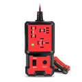 12V Car Battery Circuit Checker and Automotive Relay Go/No-Go Tester with 4-pin and 5-pin LED diagnostic display on a white background
