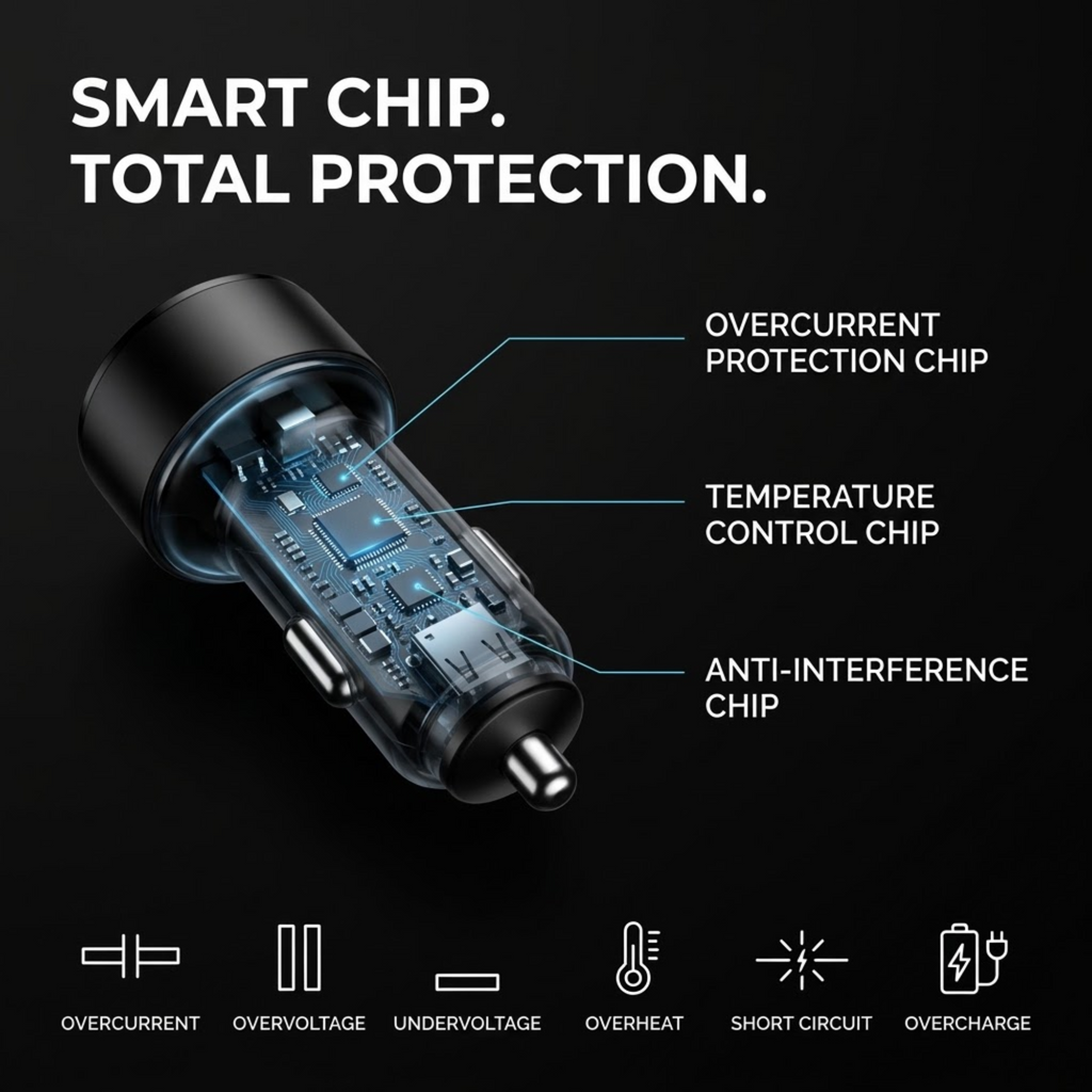 Alloy USB Car Charger