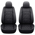 Full Coverage Universal PU Leather Car Seat Covers front pair on a white background