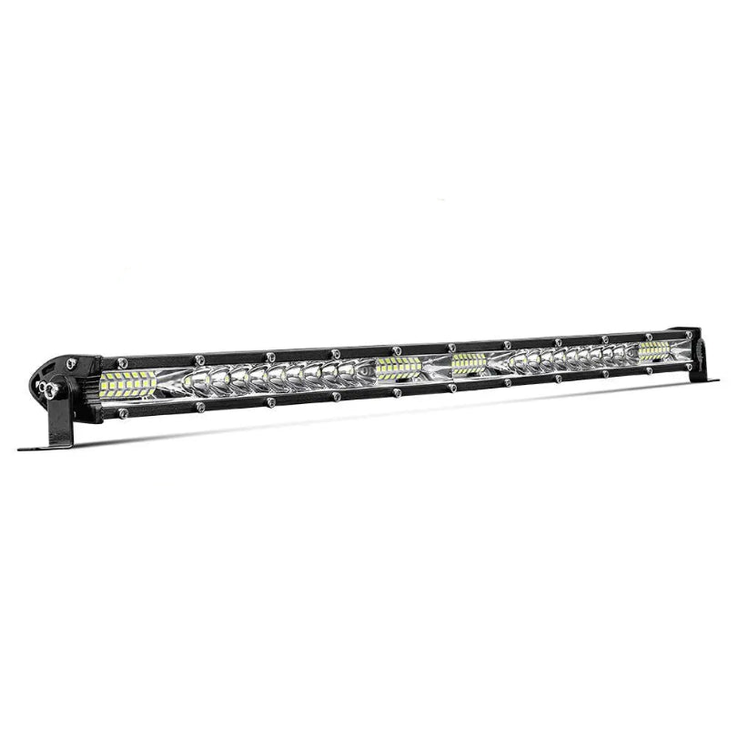22 inch LED light bar with spot and flood beam on white background