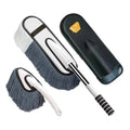 Telescopic Car Brush Kit with long-handle duster, mini duster and black storage case on a white background