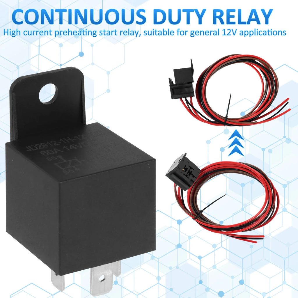 Adjustable Radiator Fan Controller 12V continuous duty relay with plug-in wiring harness