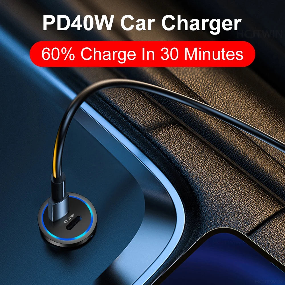 Alloy USB Car Charger listing image showing a wireless magnetic phone mount with cooling ring light