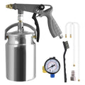 Chassis Armor Spray Gun with 1 litre suction feed canister, pressure gauge, cleaning brush and hose accessories