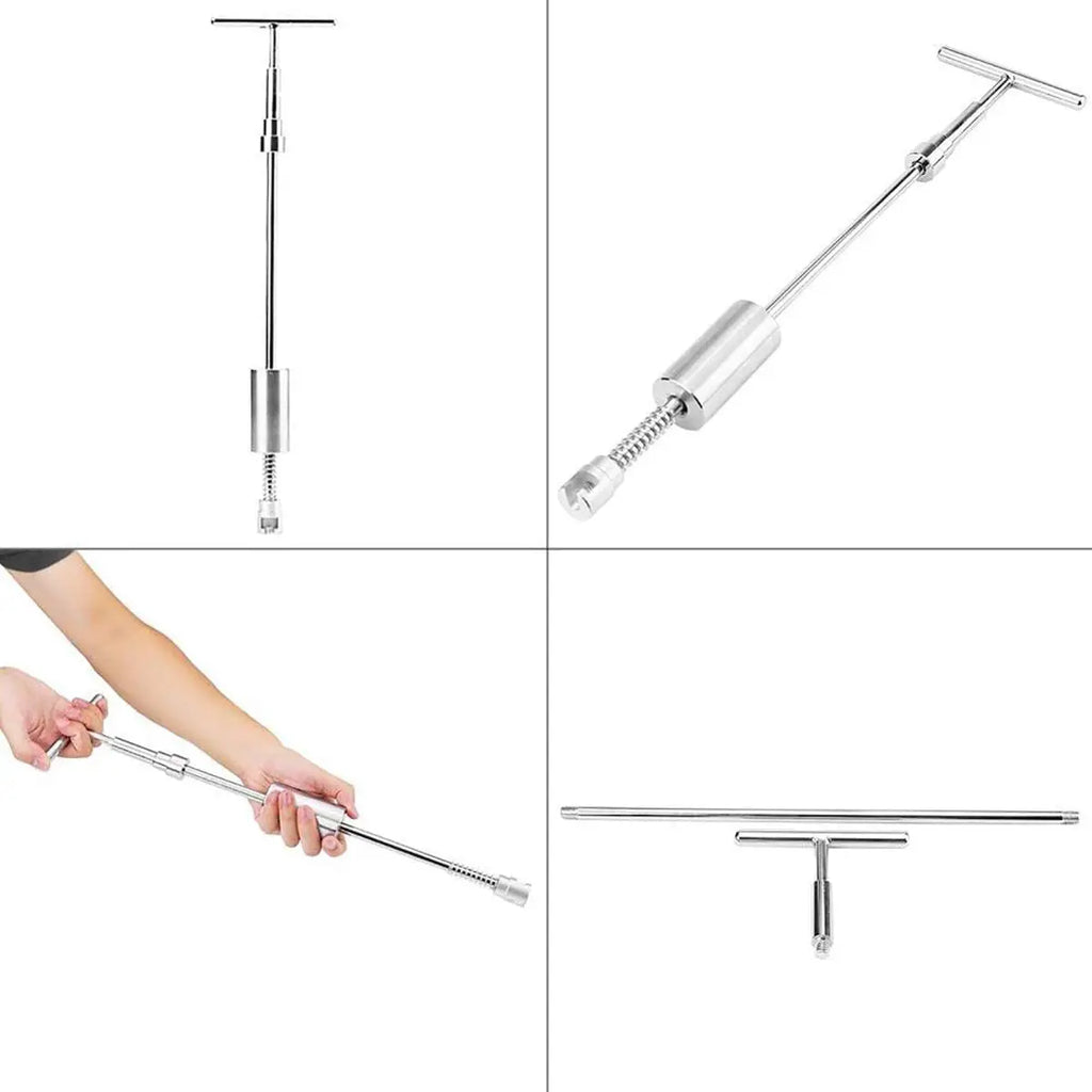 Paintless Dent Puller Slide Hammer Tool Shown from Multiple Angles