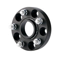 Precision forged aluminium alloy wheel spacer shown at an angle on a white background