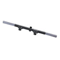 Retractable Windscreen Sunshade 700mm with twin suction cup mounts and grey aluminium housing on a white background