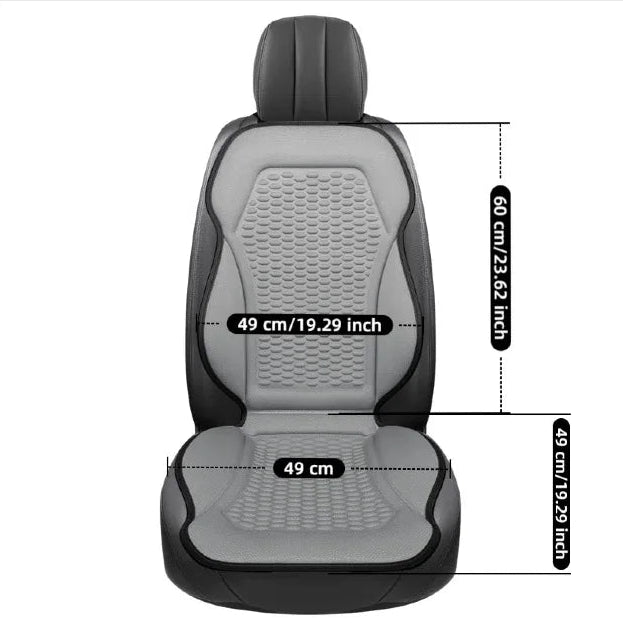 Ice-Silk Seat Cushion dimension diagram showing a 60cm backrest, 49cm width and 49cm seat depth