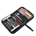 45-piece Car Tyre Repair Tool kit including plug strips, T-handle tools and pliers in a zip case