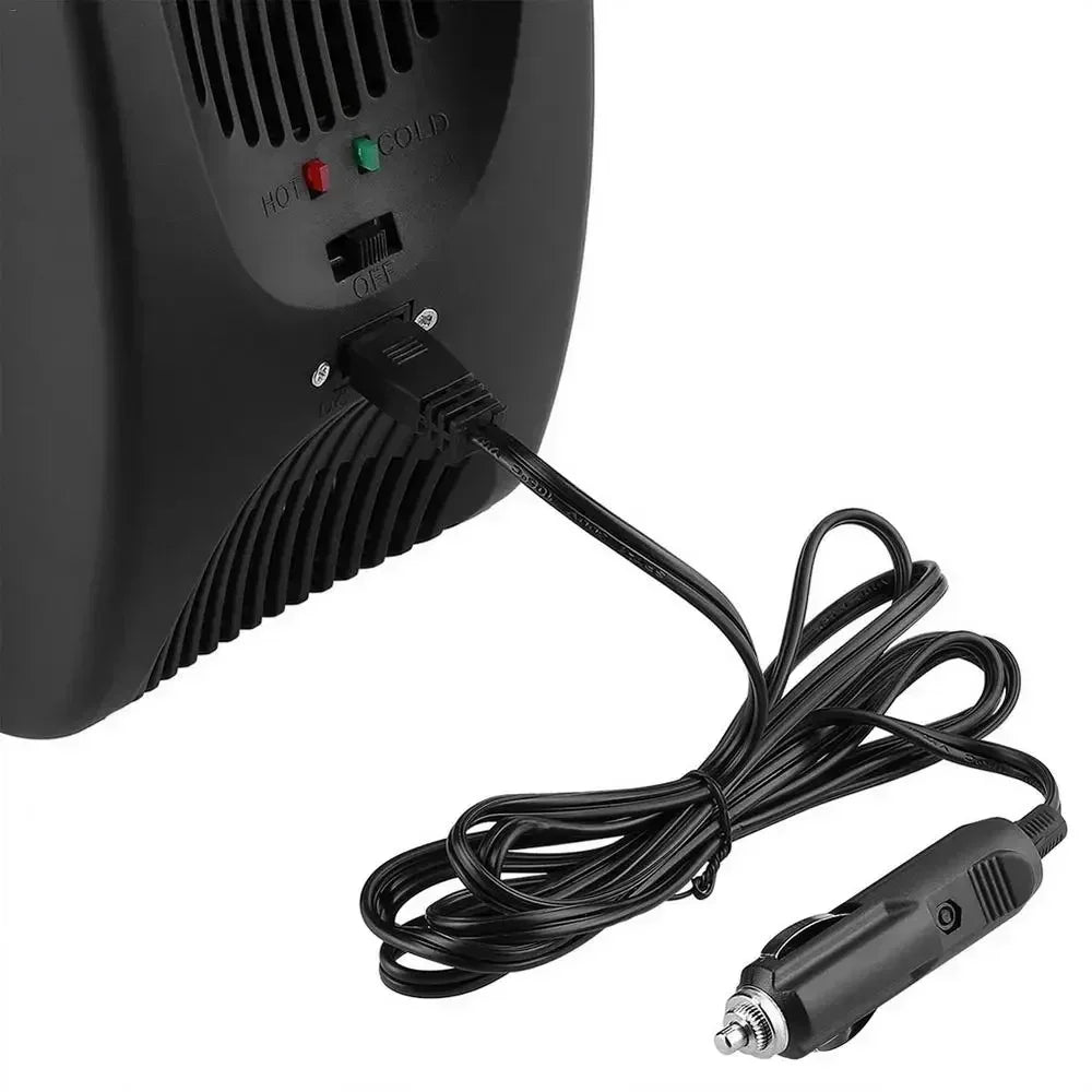 12V Portable Car Fridge 12V DC power cable and carry strap accessories