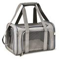 Pet Carrier Backpack in Storm Grey colourway on white background, product photo