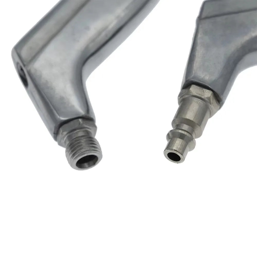 Close-up comparison of the Cavity Wax Spray Gun's air inlet fitting and quick-connect plug