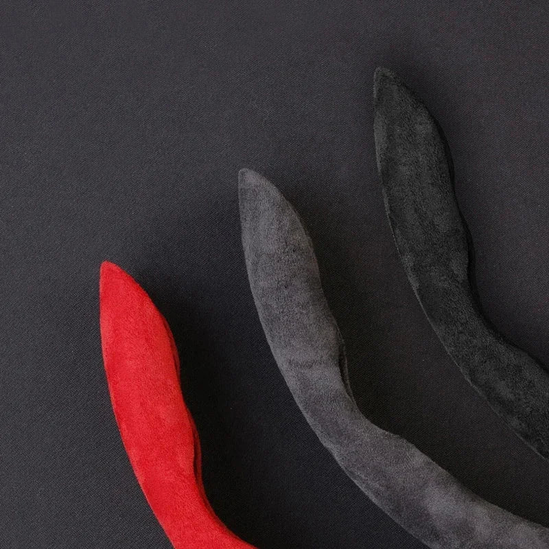 Suede Car Steering Wheel Cover colour swatch showing red, grey and black non-slip grip protector options