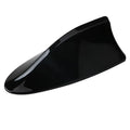 Glossy black Shark Fin Antenna Cover on clean white background