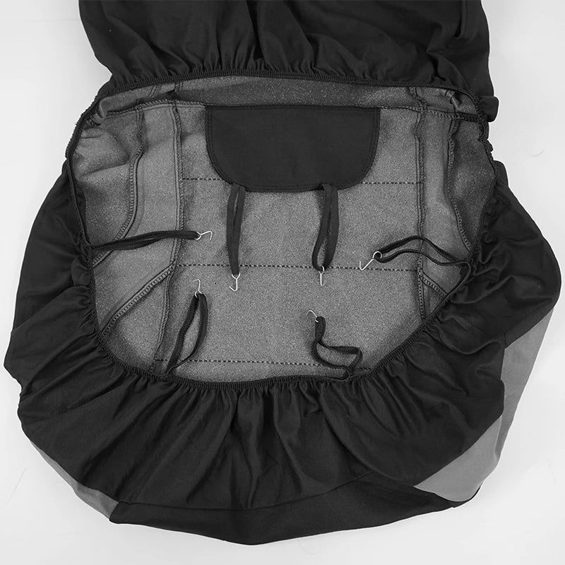 Universal Car Seat Covers packed in a protective storage bag