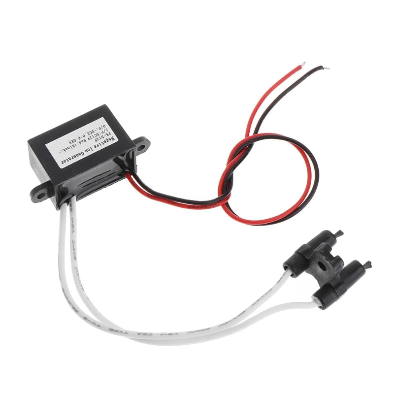 Negative ion generator module for the compact car air ionizer with label reading input DC12V and output DC2.0 to 6.0KV