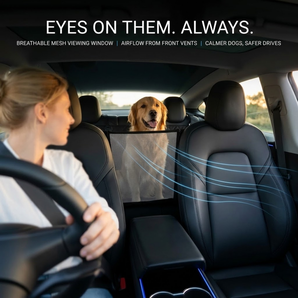 Mesh Window Dog Hammock