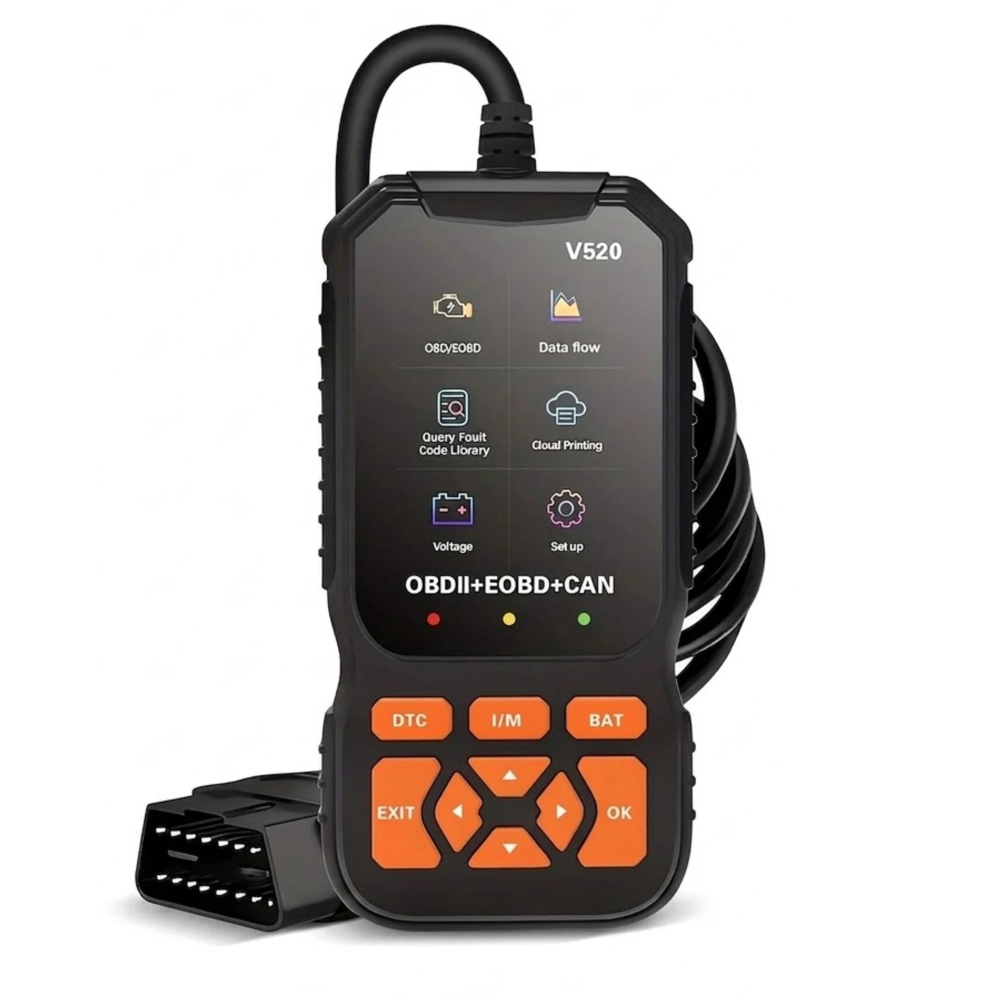 Advanced OBD2 Scanner diagnostic tool shown on a plain white background