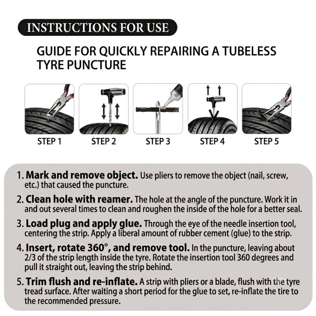 Heavy-Duty Tyre Repair Kit